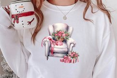 Pink Tis The Season Christmas Sublimation, Christmas Clipart Product Image 2