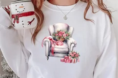 Pink Tis The Season Christmas Sublimation, Christmas Clipart Product Image 2