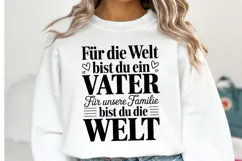 Für Die Welt Bist Du Ein Vater svg | Shirt Svg Product Image 1