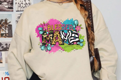 Blessed Mama Sublimation, Mother&#039;s Day Png Product Image 4