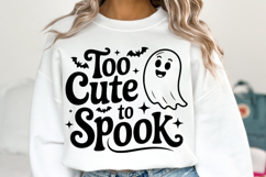 Too Cute To Spook Svg | Halloween Svg | Shirt Svg Product Image 2