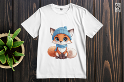 Cute Baby Fox Clipart PNG Product Image 2