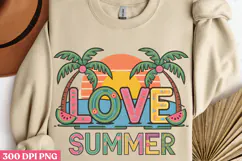 Love summer PNG, Hello Summer Sublimation PNG Product Image 2