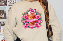 Over Caffeinated Mom Club Sublimation, Coffee Lovers Png Product Image 3