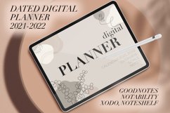 Dated Digital Planner 2021 2022 for iPad Calendar Lists Goal Product Image 1