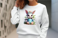 Easter Coffee Cup Sublimation Clipart, Watercolor Clipart Product Image 2