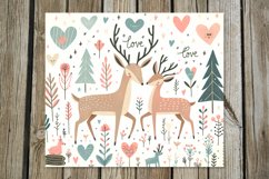 Valentine animals | 8 scandi Skinny tumbler designs Product Image 2
