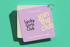Lucky Girls Club Bold Handwritten Sans Retro Vibes Product Image 2