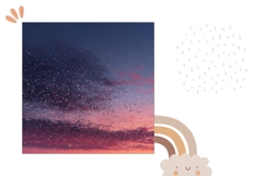 Night Sky Pillow Template, Stars Pillow Case Product Image 2