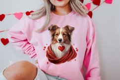 Cute Valentine Dog Clipart, Valentines Day Dog Clipart Product Image 2