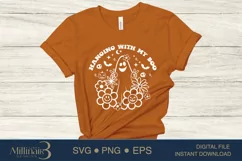 Hanging With My Boo Halloween SVG PNG Sublimation |Boo Witch Product Image 2