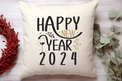 Happy new year 2024 SVG, Happy New Year SVG Product Image 2