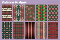 Christmas Plaid Digital Paper Pack Product Image 2