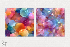 Rainbow digital paper, background clipart Product Image 2