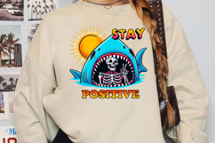 Stay Positive Sublimation, Hello Summer Png Product Image 3