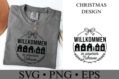 Willkommen in Unserem Zuhause Svg | Christmas | Shirt Svg Product Image 2