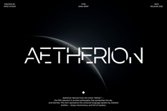 MACBEX - futuristic font Product Image 2