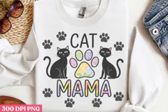 Cat Mama PNG, Cat Mom Sublimation PNG Product Image 2