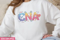 CNA PNG, Retro Nurse Easter Sublimation P Product Image 2