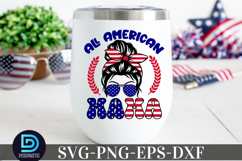 All American mama SVG, 4t4th of July SVG Product Image 2