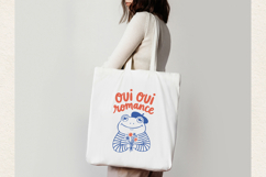 Paris Frog Quotes Bundle PNG SVG. Funny French Café Frogs. Product Image 7