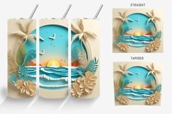 3D Summer Tumbler Wrap PNG Bundle Vol 4 Product Image 3