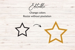 Star Outline SVG Product Image 2