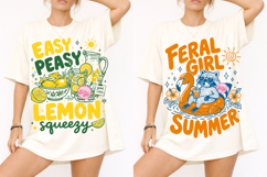Coastal Cuties Summer PNG, Beach Easy Peasy Sublimation Product Image 2