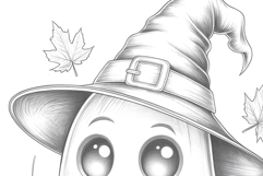 Halloween coloring page for adults. Coloring book pumpkin. Product Image 2