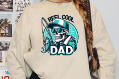 Reel Cool Dad Sublimation, Father&#039;s Day Png Product Image 2