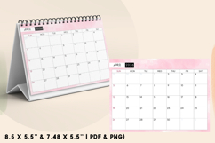2in1 Calendar &amp; Monthly Planner Template Product Image 2