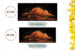 Space Mug Wrap, Sky Mug Design, Abstract Mug Sublimation Product Image 2