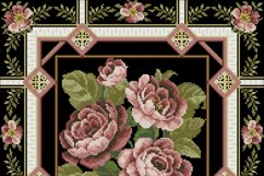 Vintage Cross Stitch Scheme Vintage roses Product Image 3