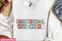 Retro Teacher Easter Sublimation Bundle PNG Product Image 5