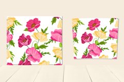 Tumbler Sublimation Design Summer Flowers Poppies PNG files Product Image 3