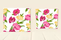 Tumbler Sublimation Design Summer Flowers Poppies PNG files Product Image 3