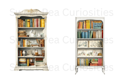 Book Case, Books, Ephemera, PNG, Clipart Product Image 2