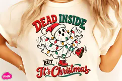 Christmas Sublimation, Funny Christmas PNG, Christmas Ghost Product Image 2
