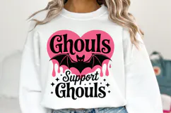 Ghouls Support Ghouls Svg | Halloween Svg | Shirt Svg Product Image 1