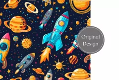 School Tumbler Wrap Design, Galaxy Tumbler Sublimation Product Image 2