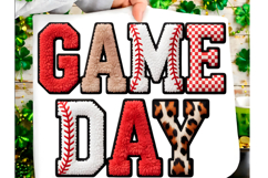 Baseball PNG, Faux Yarn Ball PNG, Baseball Mama PNG, Product Image 1