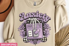 Anxiety PNG, Anxiety Sublimation PNG Product Image 2