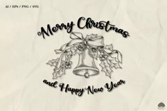 Merry Christmas Svg Png Eps Product Image 4