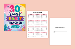 30 Days Habit Tracker 2027 | Daily Habit Planner &amp; Goal Product Image 2