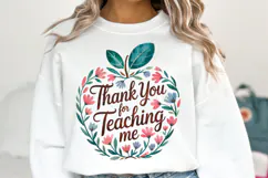 Thank you for Teaching me svg | Svg Cut Files | Shirt Svg Product Image 1