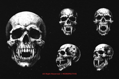 10 Bundle Dark Art Skull Fangs Demon Devil Hell Skeleton Product Image 3
