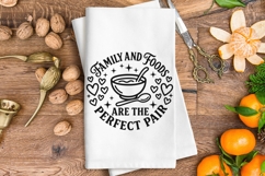 Family And Foods Are The Perfect Pair Svg, Kitchen Svg. Product Image 3