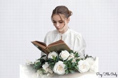 Antique Winter Photography Clipart PNG Product Image 1