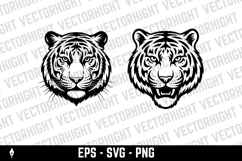 tiger head illustration isolated on white background. Product Image 2