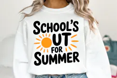 School's out for summer svg | Summer Svg | Shirt Svg Product Image 1
